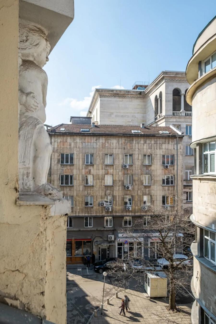 Charming 2Bdr Apartment In Historic Center With Parking Sofia Bagian luar foto